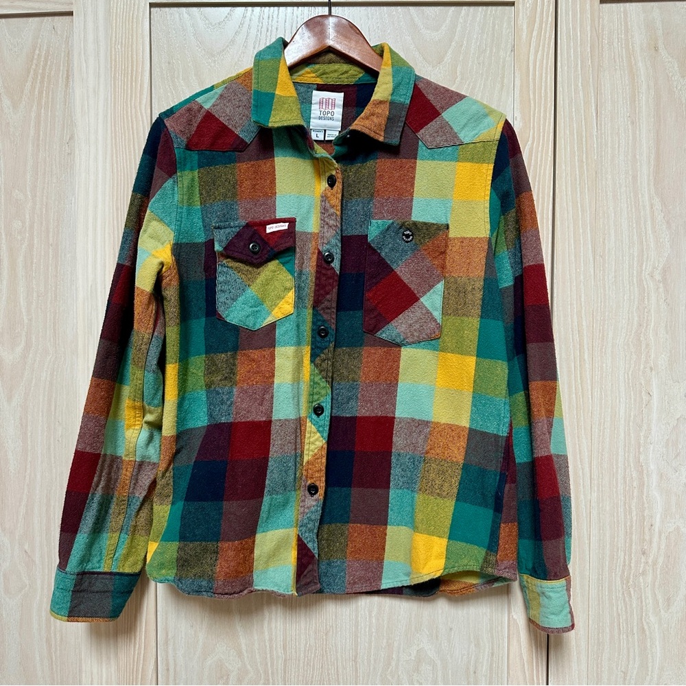 Topo Designs Flannel Shirt Size L